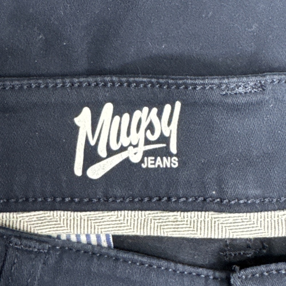 Mugsy Men's Navy‎ Blue Morgans Classic Fit Super Stretch Pants Size 31x30 - Picture 3 of 5
